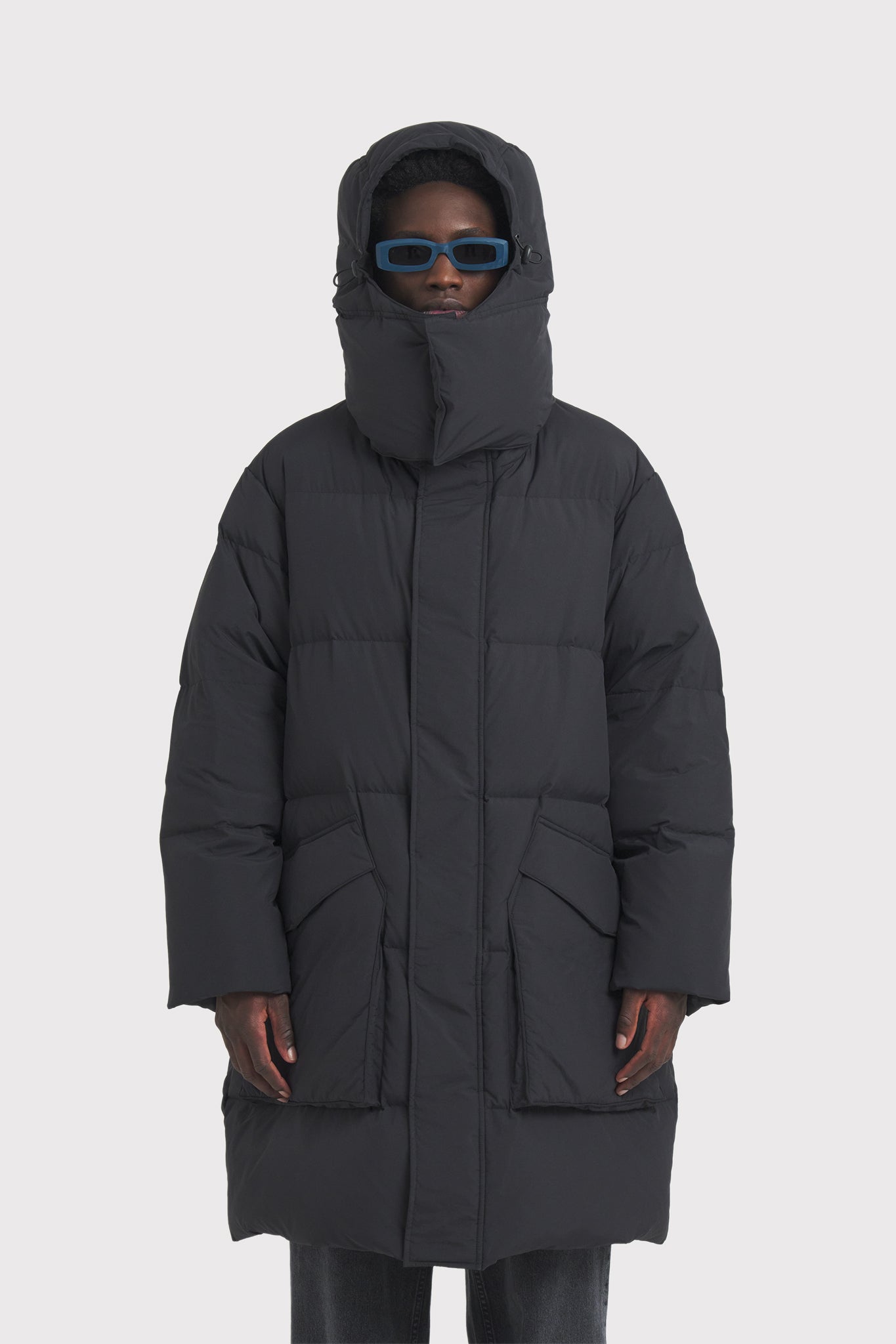 Etudes - ILE NYLON BLACK PUFFER JACKET | ÉTUDES - Official Website