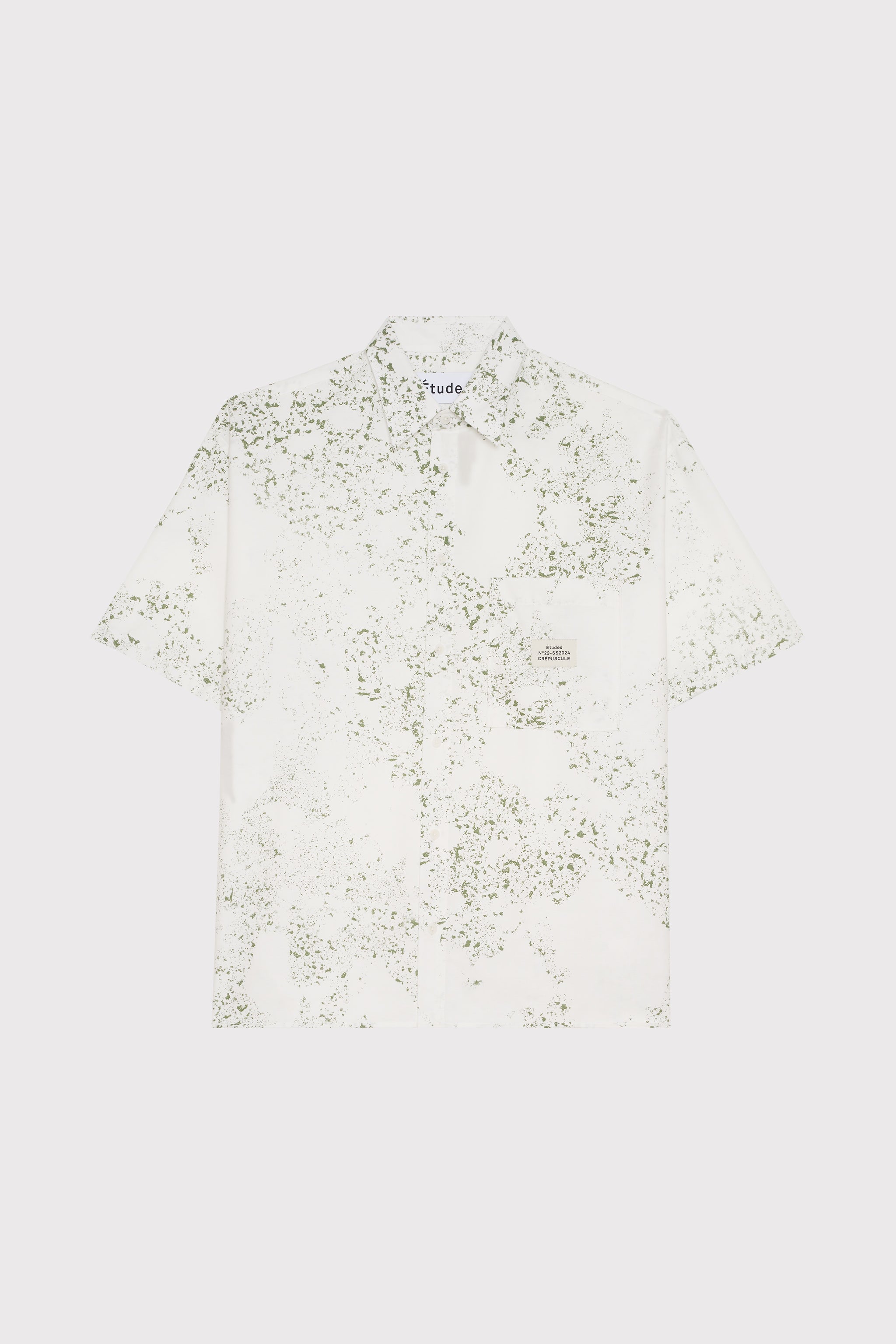  Short SLeeve Illusion Canvas All Drips by etudes studio