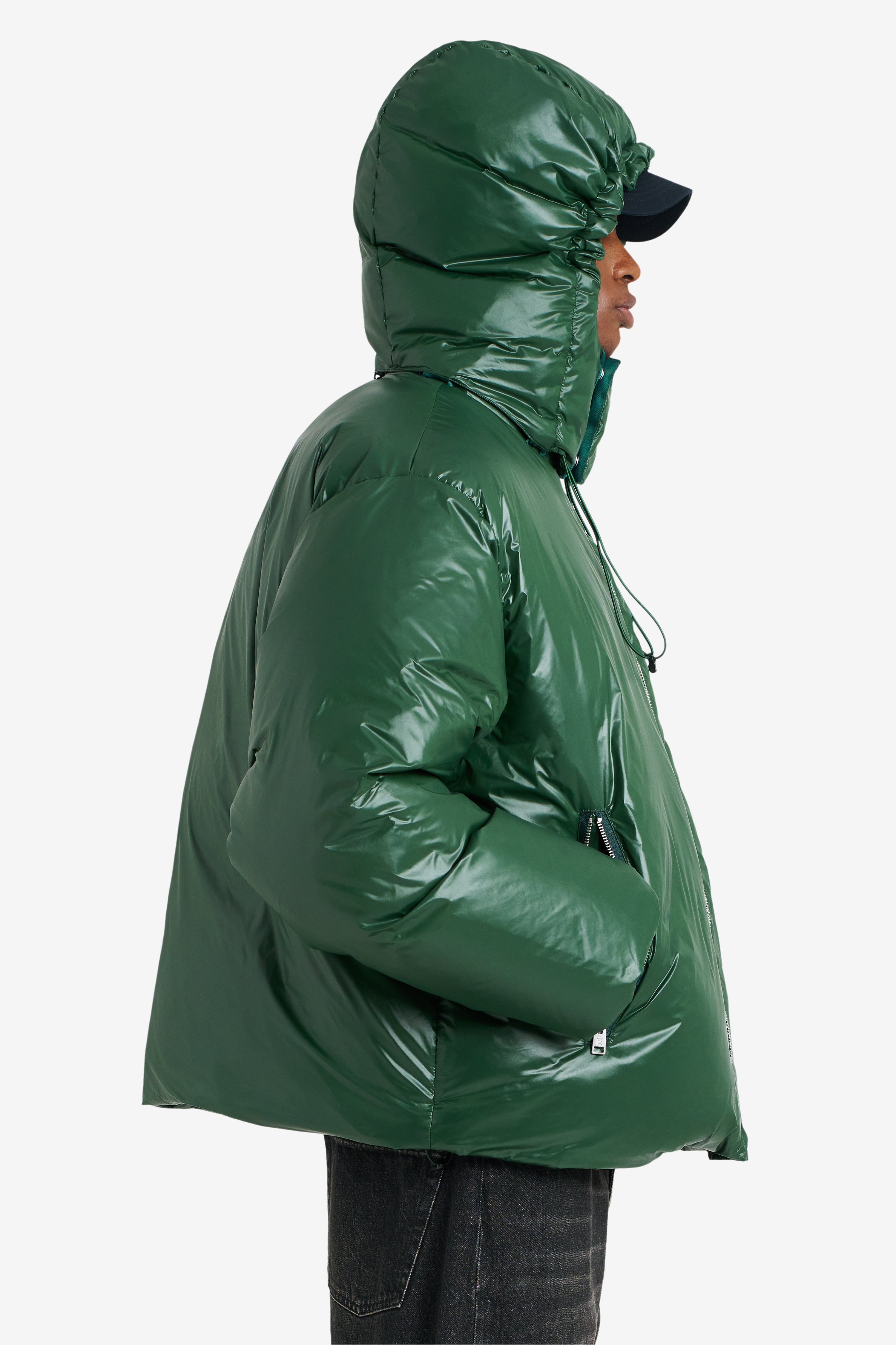 Etudes Studio BOXY DOWN JACKET SHINY GREEN Etudes Studio Official Website