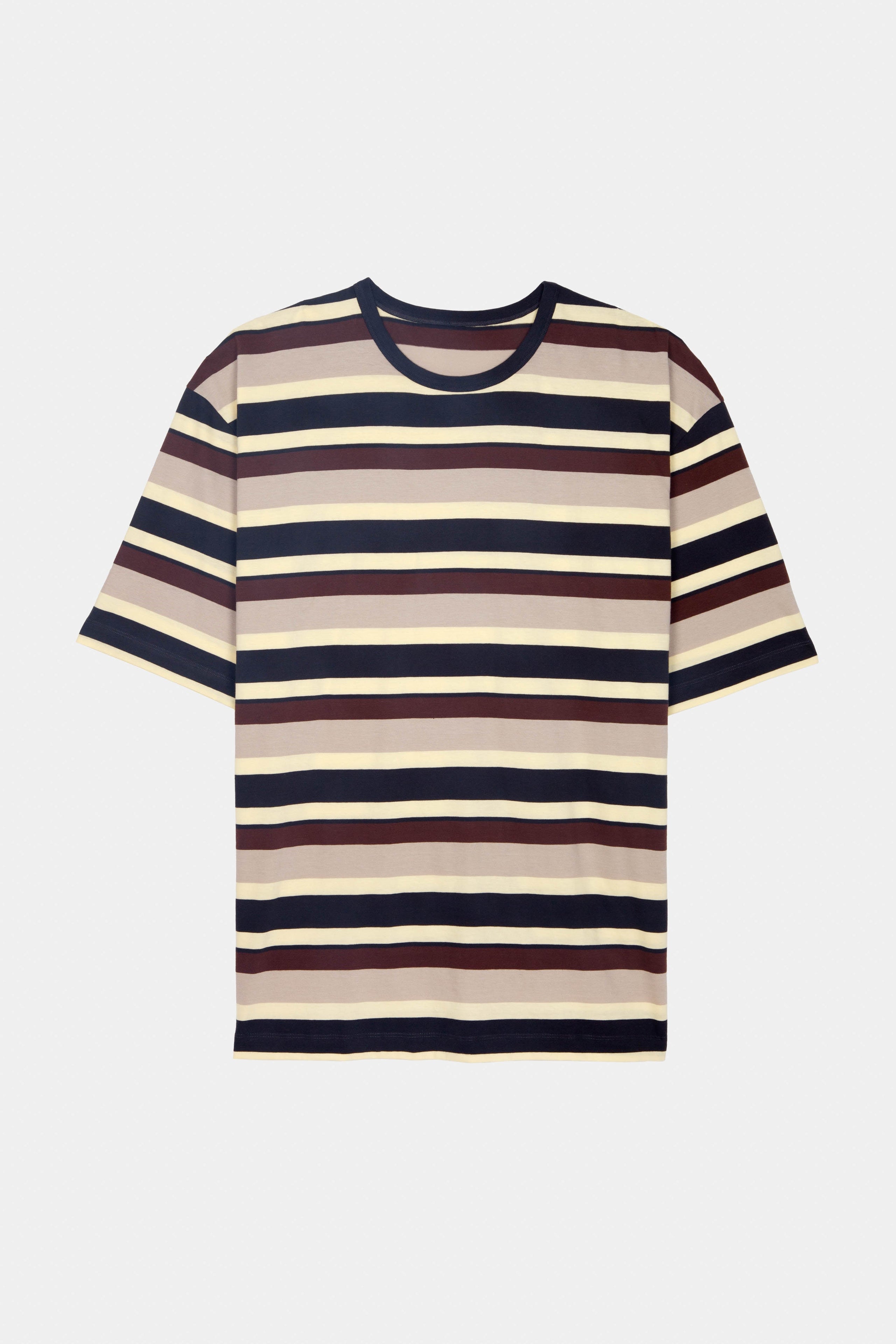 ÉTUDES EXIT STRIPED BEIGE T-SHIRTS 2