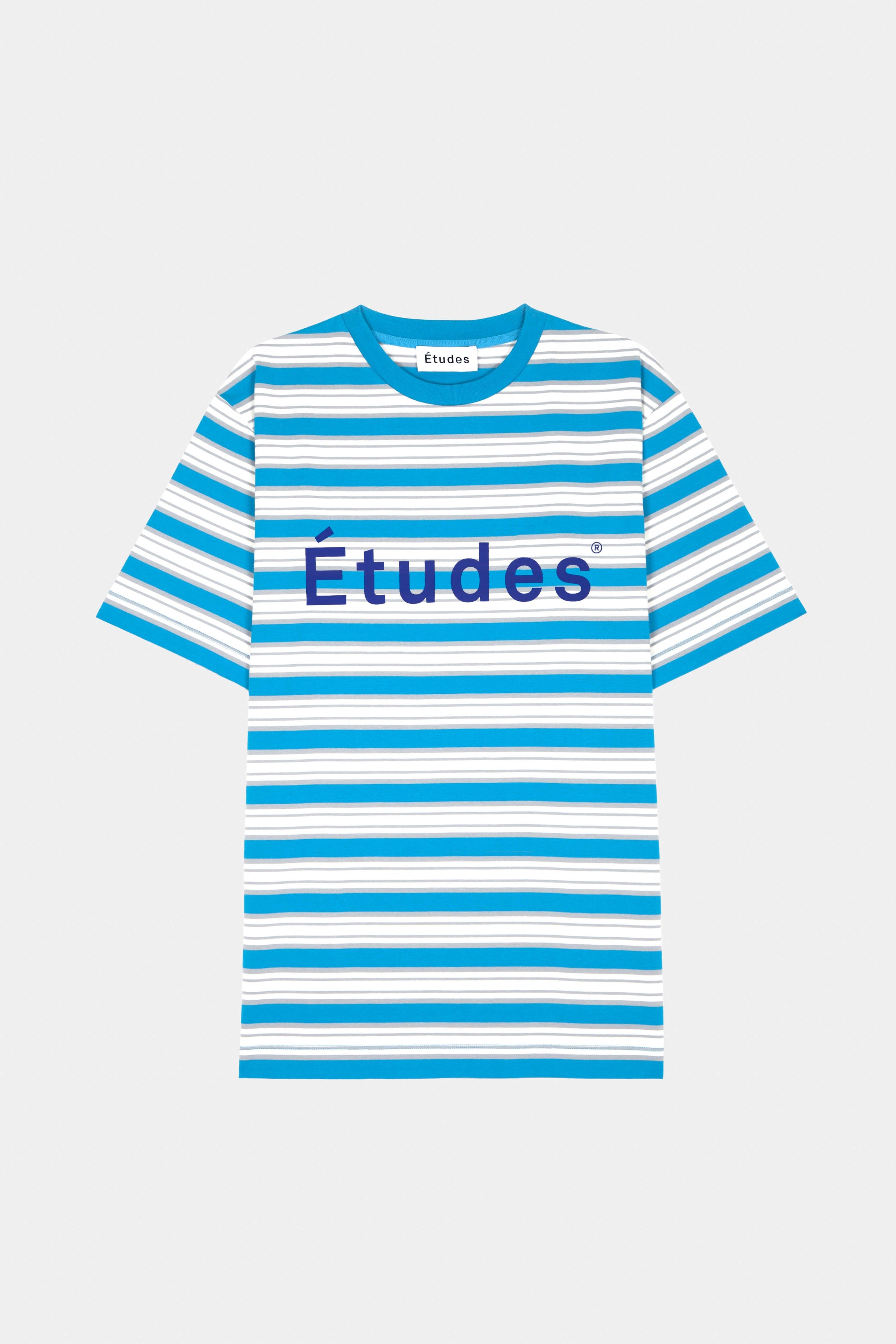 ÉTUDES WONDER ETUDES STRIPED BLUE T-SHIRTS 2