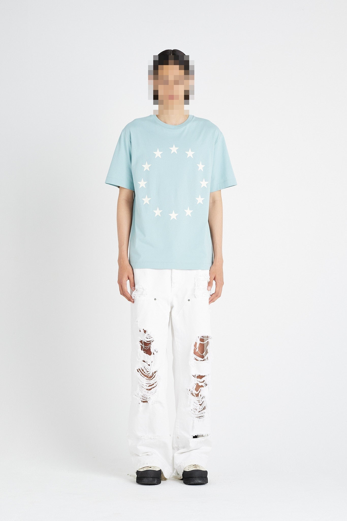 ÉTUDES WONDER EUROPA LIGHT BLUE T-SHIRTS 1