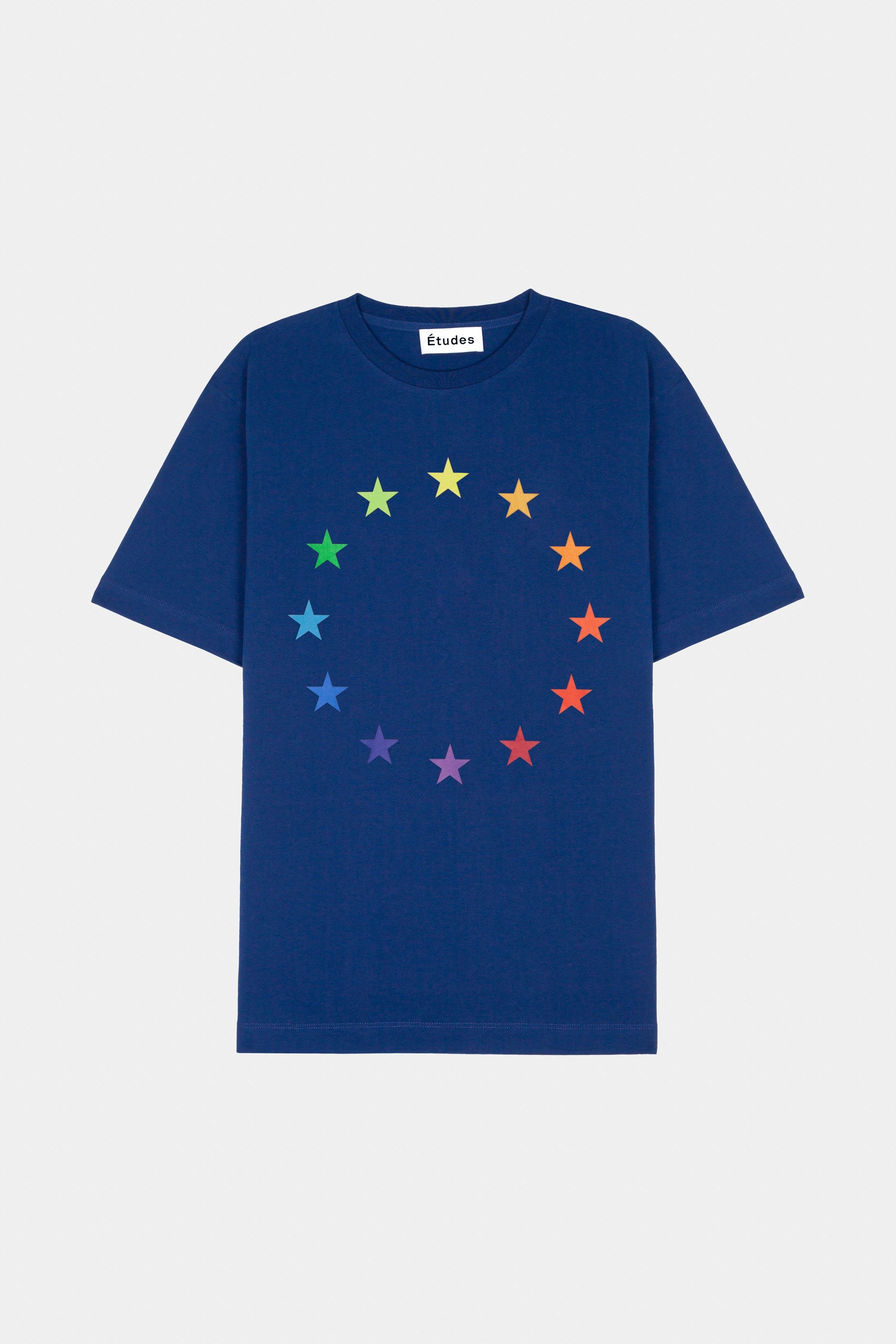 ÉTUDES WONDER EUROPA MULTICO DK BLUE T-SHIRTS 2