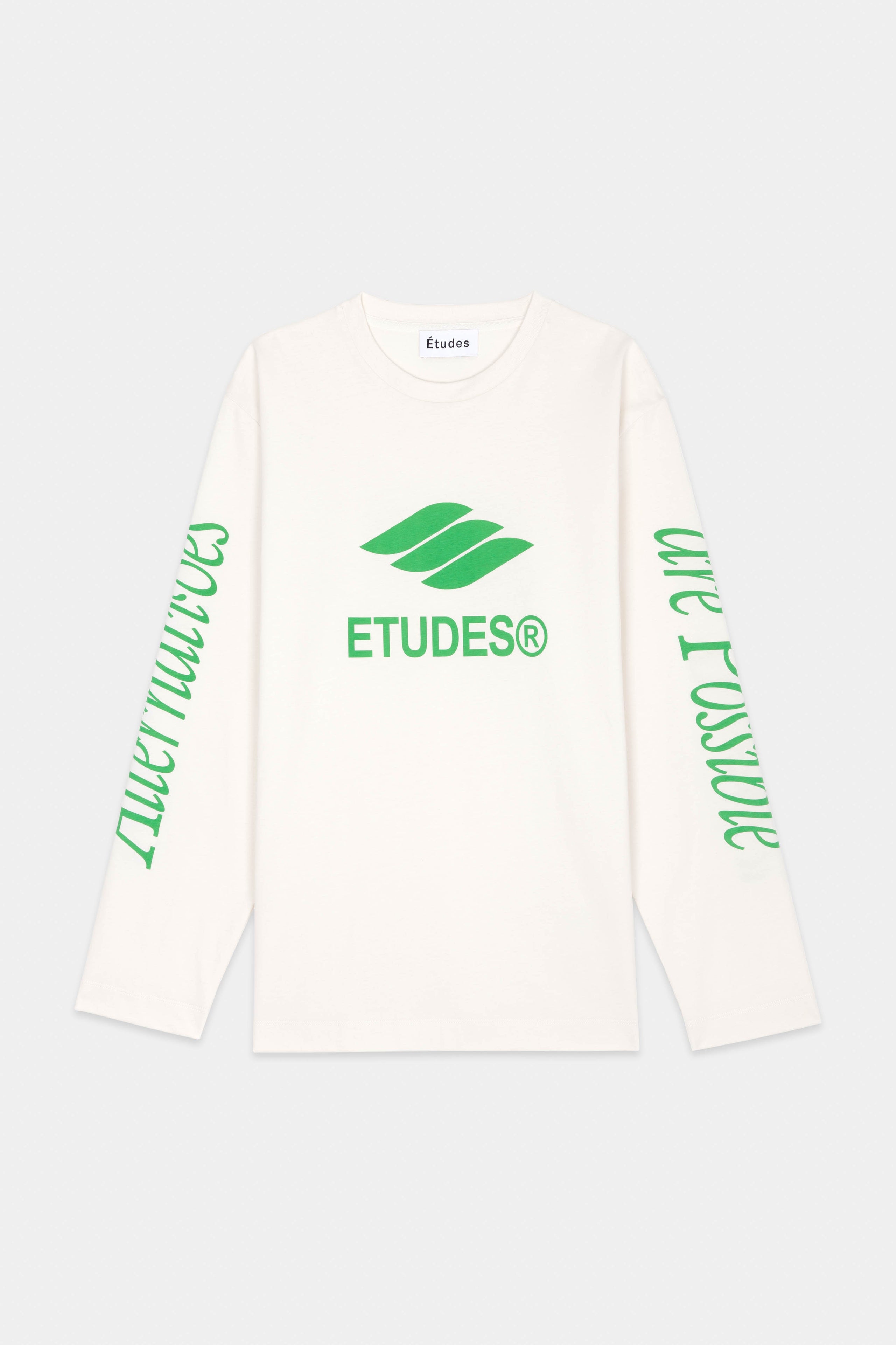 ETUDES エチュード 新品 ファイヤーパターン ロング Tシャツ Lサイズ