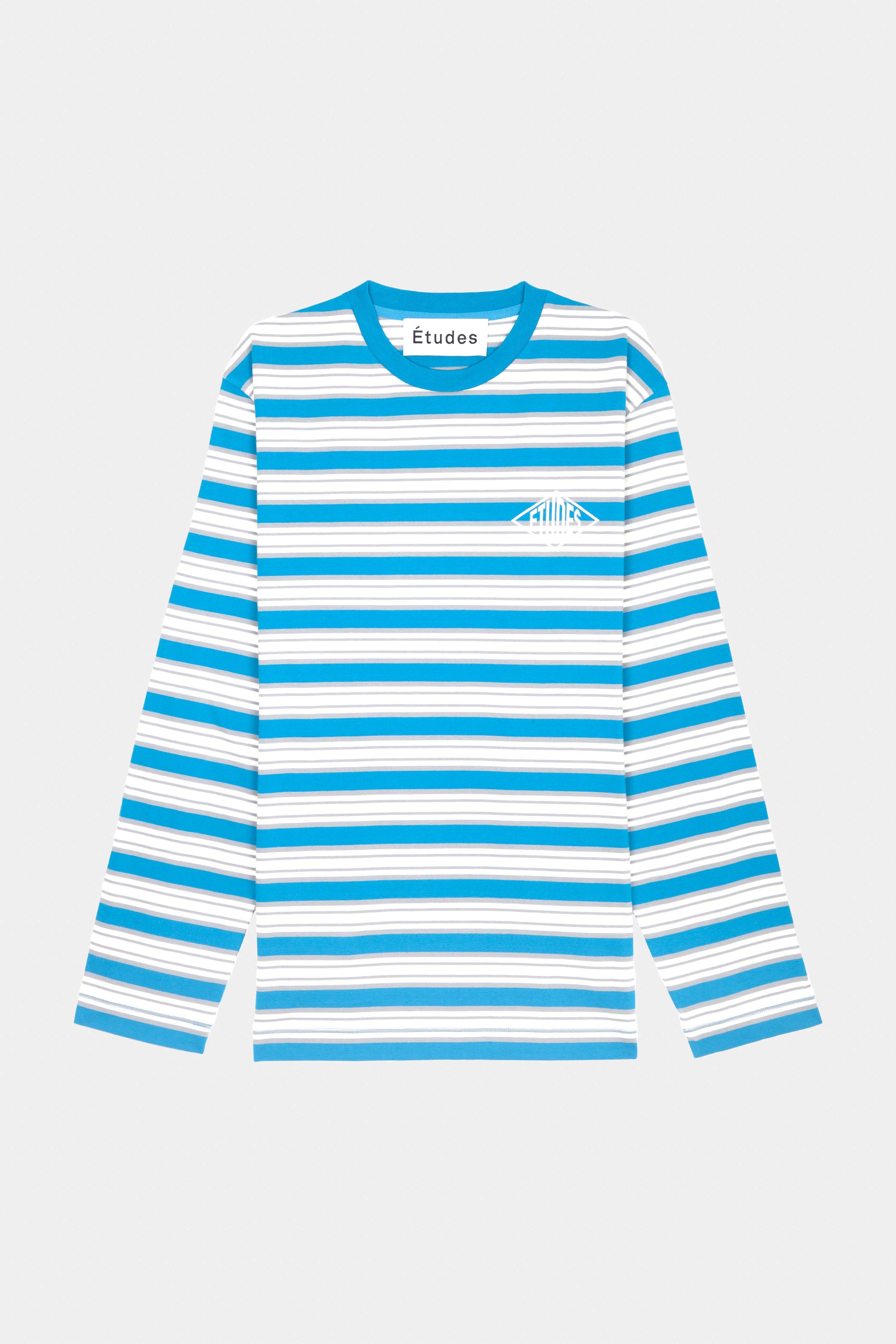 Études Studio - WONDER LS NEWFORM STRIPED BLUE T-SHIRT | ÉTUDES - Official  Website