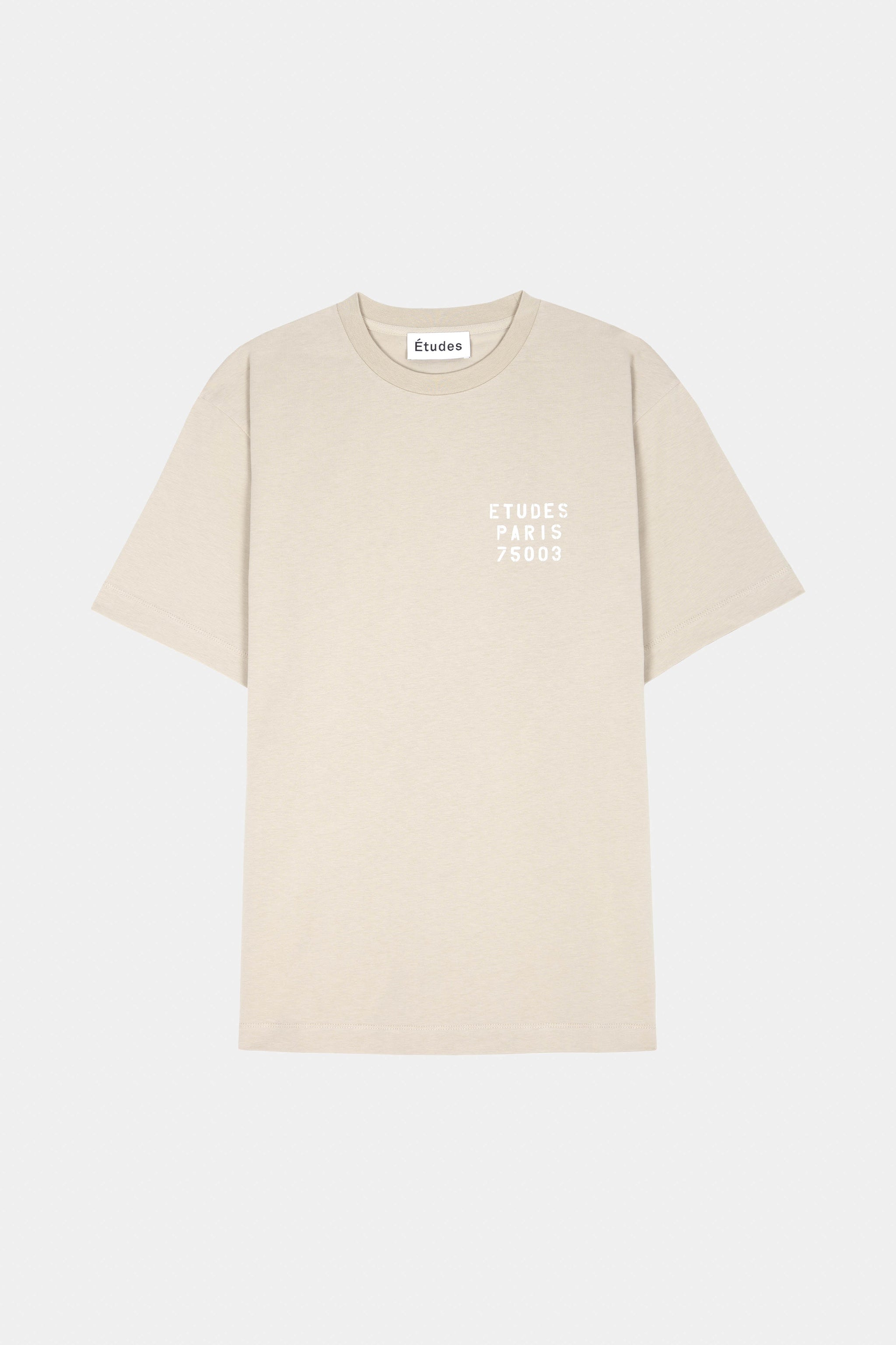 ÉTUDES WONDER SMALL STENCIL BEIGE T-SHIRTS 2